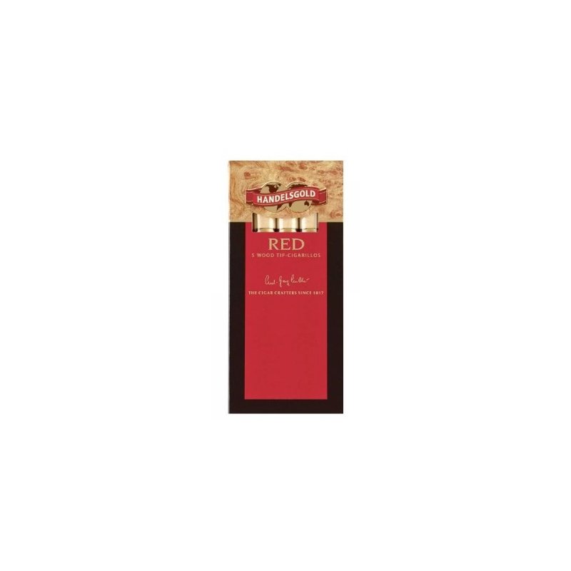 Tigari de foi Handelsgold Wood Tip Red 50 tutungerie tigari arome