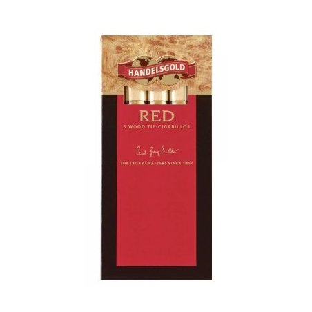 Tigari de foi Handelsgold Wood Tip Red 50 tutungerie tigari arome