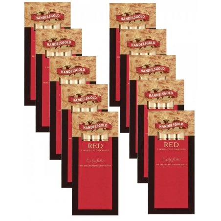 Tigari de foi Handelsgold Wood Tip Red 50