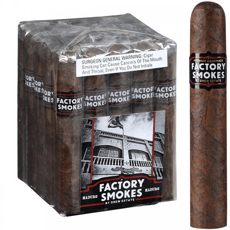 Trabucuri Drew Estate Factory Smokes Maduro Gordito 25