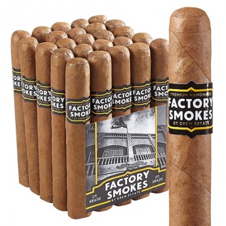 Trabucuri Drew Estate Factory Smokes Shade Robusto 25 tutungerie