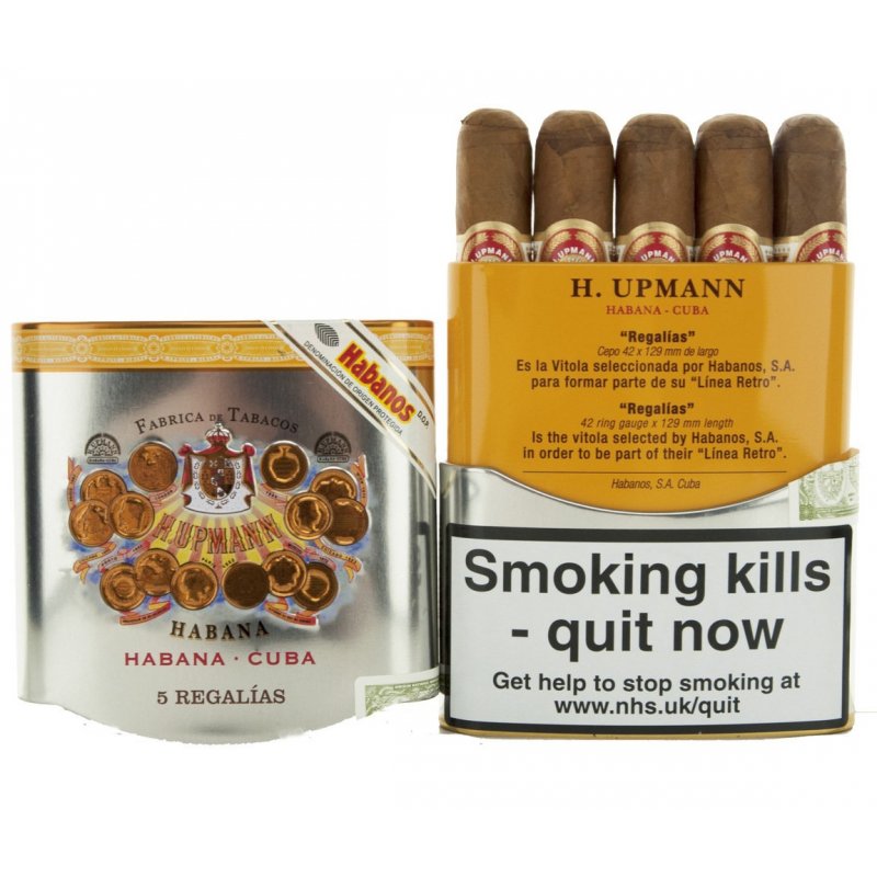 Trabucuri H. Upmann Regalias 5 cumpar trabucuri Cubaneze