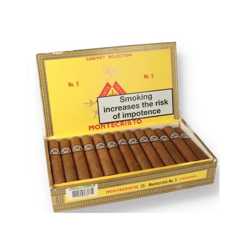 Trabucuri Montecristo No. 5 (25) fumez trabucuri cubaneze