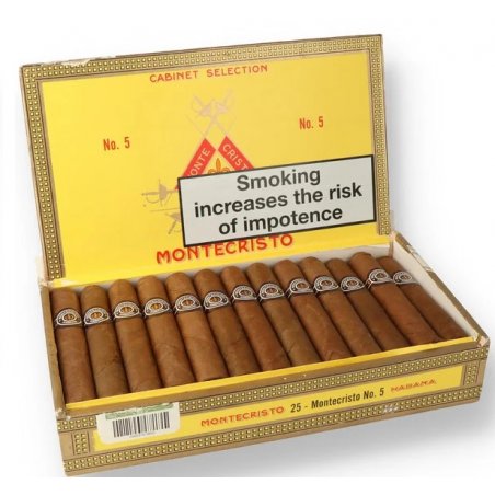 Trabucuri Montecristo No. 5 (25) fumez trabucuri cubaneze