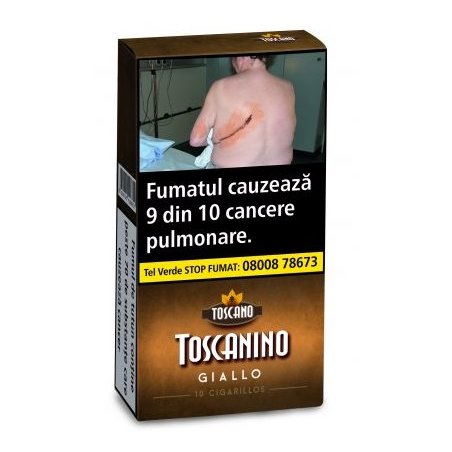 Tigari de foi Toscanino Giallo (10) fumez tigari de foi Toscanino