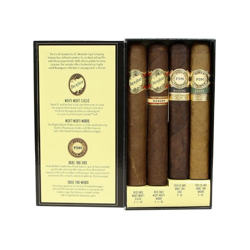 Trabucuri Brick House Nicaraguan 6x60 Sesenta Sampler (4) fumez