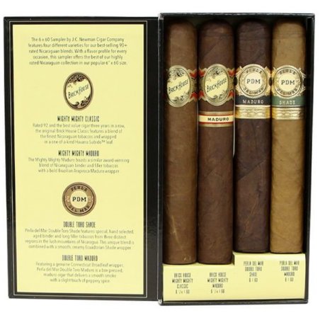 Trabucuri Brick House Nicaraguan 6x60 Sesenta Sampler (4) fumez
