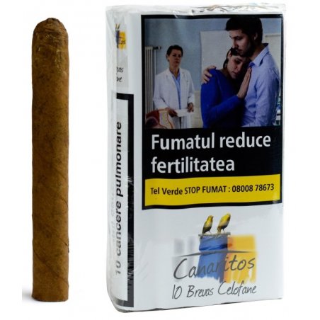Trabucuri Canaritos Brevas Celo Mazo 10 fumez trabucuri Canaritos Brevas