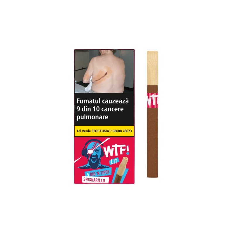 Tigari de foi WTF Big`n Tipsy Lit Fructe de Padure (50) tutungerie tigari