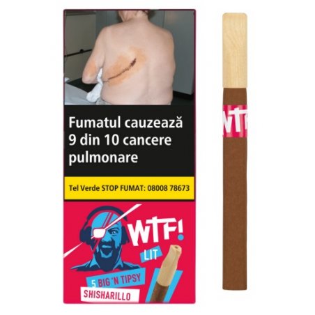 Tigari de foi WTF Big`n Tipsy Lit Fructe de Padure (50) tutungerie tigari