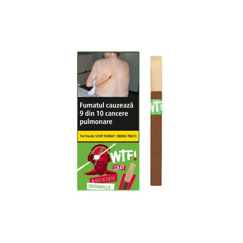Tigari de foi WTF Big`n Tipsy Cray Mar (50) tutungerie tigari foi aromate
