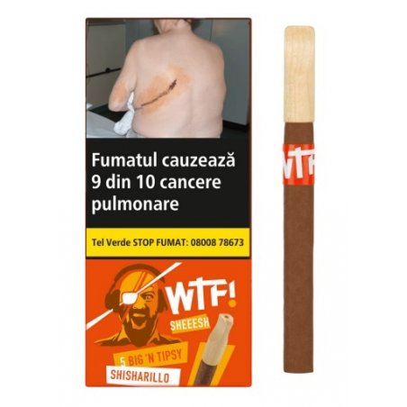 Tigari de foi WTF Big`n Tipsy Sheeesh Vanilie (5) tutungerie tigari de foi