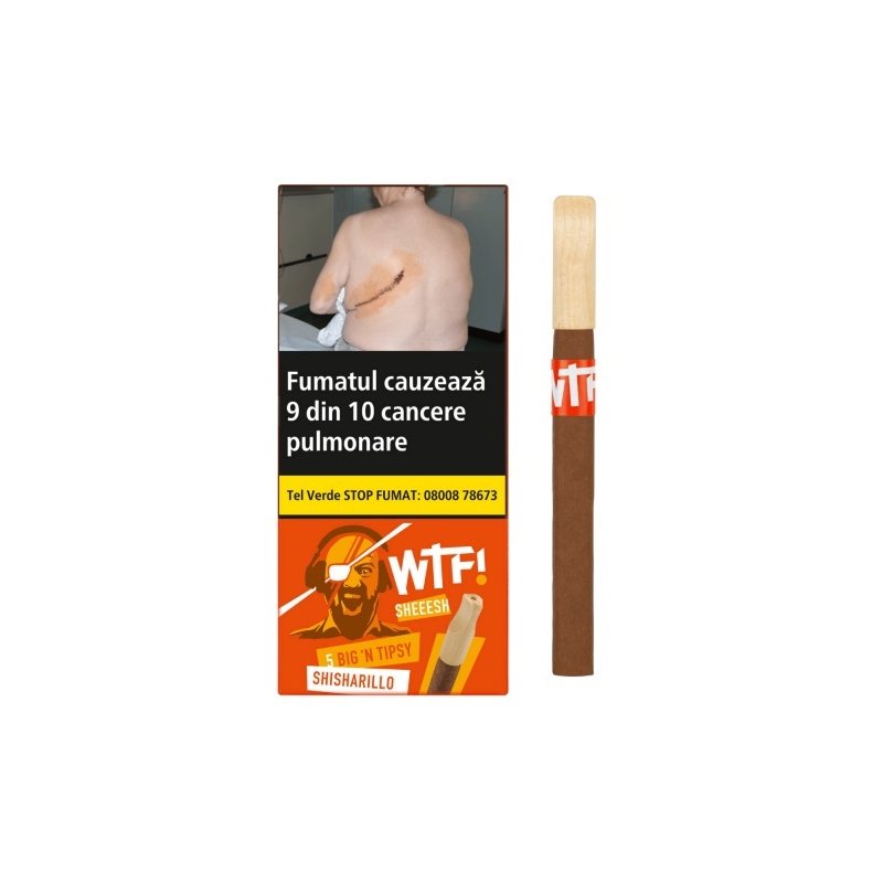 Tigari de foi WTF Big`n Tipsy Sheeesh Vanilie (50) fumez tigari de foi WTF