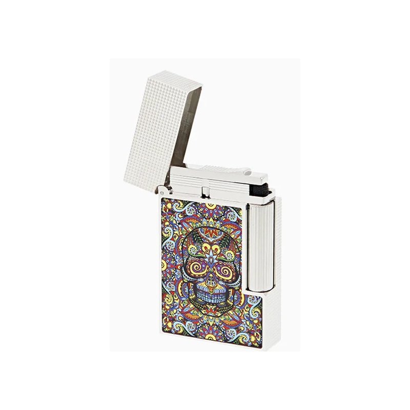 Set bricheta si scrumiera S.T Dupont L2 Mexico Skull accesorii premium