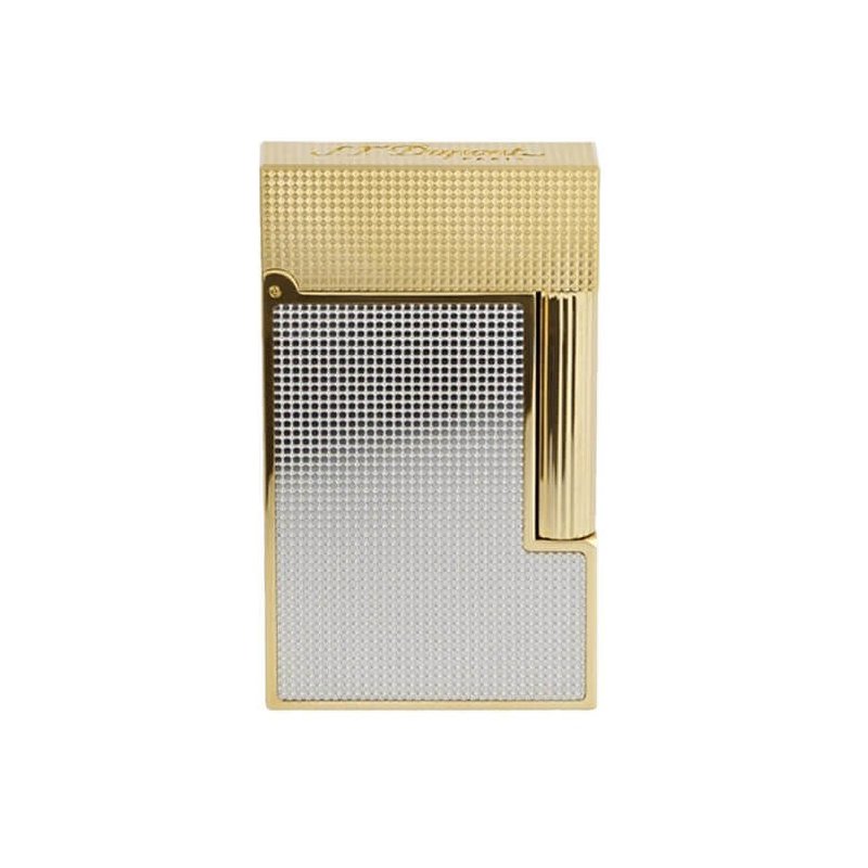 Bricheta S.T Dupont L2 Yellow Gold & Silver C16605 cadouri de lux