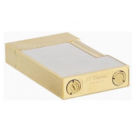 Bricheta S.T Dupont L2 Yellow Gold & Silver C16605 cadouri de lux