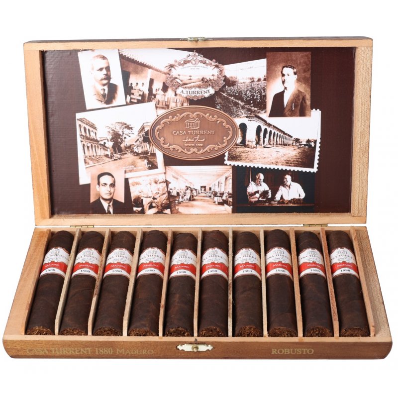 Trabucuri Casa Turrent 1880 Maduro Short Robusto (10)