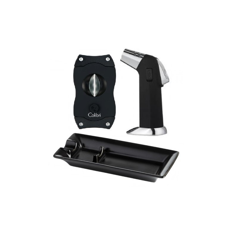 Set accesorii trabucuri Colibri Black Cigar