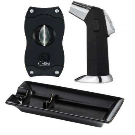 Set accesorii trabucuri Colibri Black Cigar
