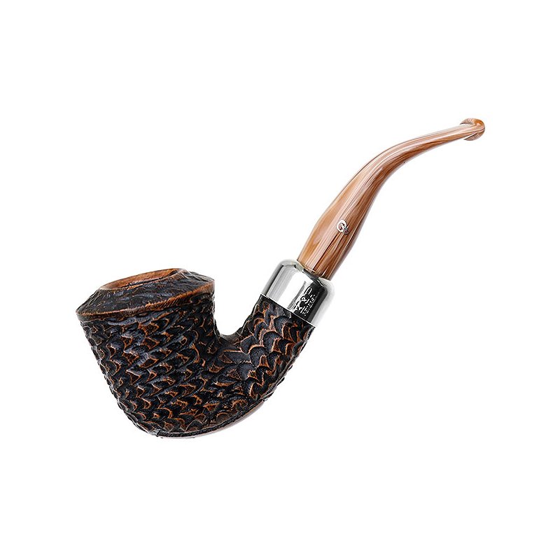 Pipa Peterson Derry Rusticated B10 Fishtail 9mm fumez pipa