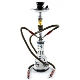 Narghilea Toro Pharaon Black 50cm 2 furtunuri fumez narghilea