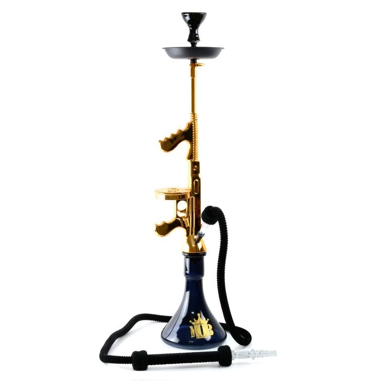 Narghilea Tommy Gun 85cm 1 furtun Mob Black