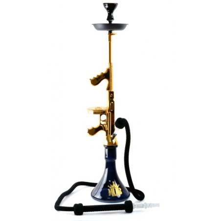 Narghilea Tommy Gun 85cm 1 furtun Mob Black