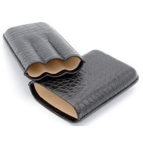 Etui 3 trabucuri Toro Croco Black 262 tutungerie trabucuri