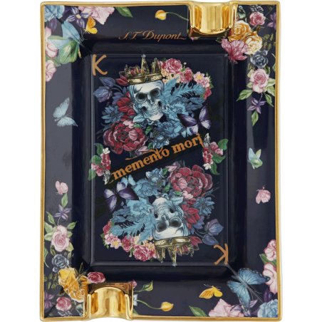 Scrumiera S.T Dupont Skull Flowers 006410 tutungerie dupont