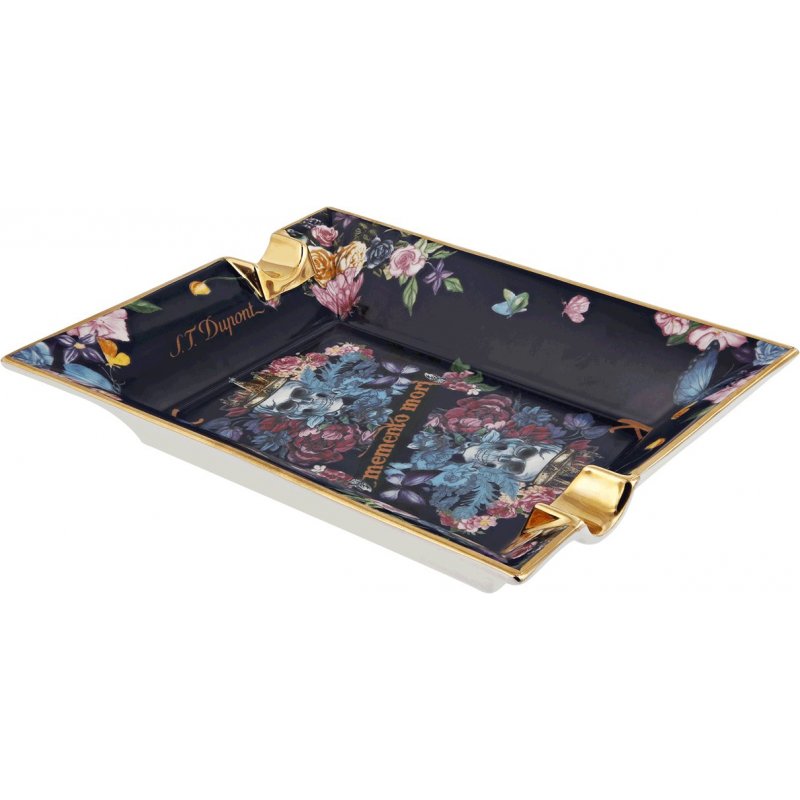 Scrumiera S.T Dupont Skull Flowers 006410