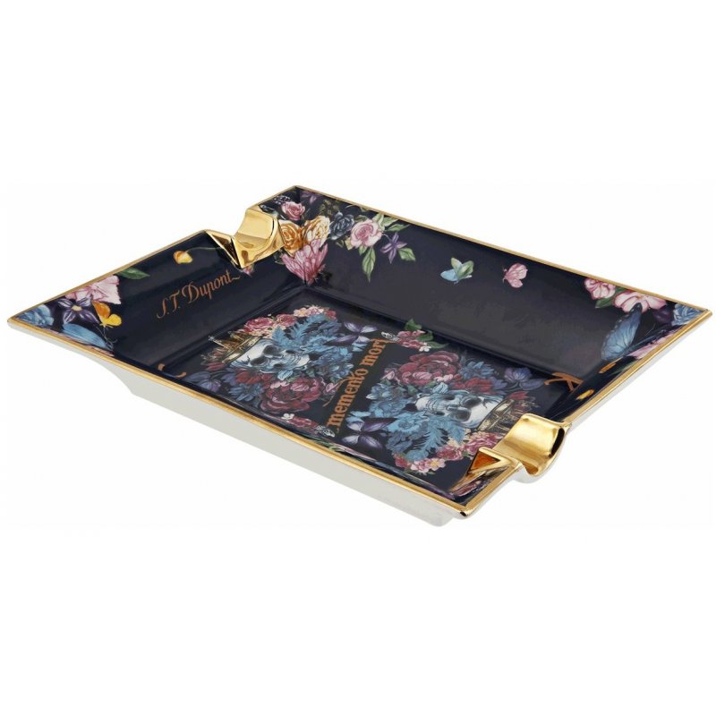 Scrumiera S.T Dupont Skull Flowers 006410 tutungerie dupont