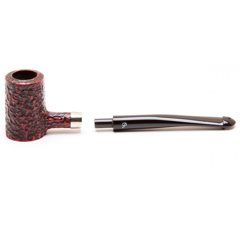 Pipa Peterson Speciality Rusticated Nickel Mounted Tankard P-Lip