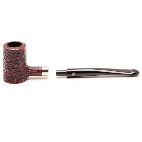 Pipa Peterson Speciality Rusticated Nickel Mounted Tankard P-Lip