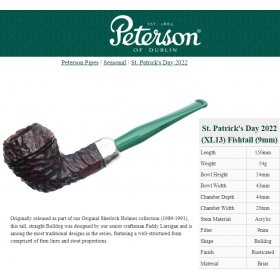 Pipa Peterson St. Patrick`s Day 2022 (XL13) Fishtail 9mm