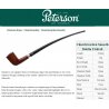 Tutungerie Pipa Peterson Churchwarden Rusticated Dublin Fishtail