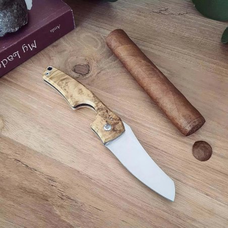 Cutit trabucuri Le Fines Lames Le Petit Acacia Burl