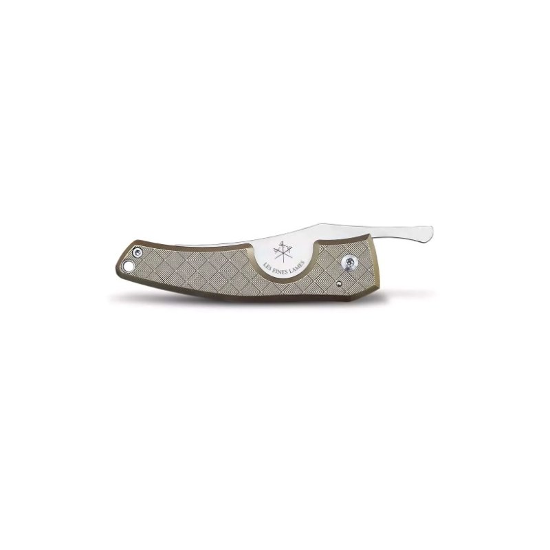 Cutit trabucuri Le Fines Lames Le Petit Brass Leaf