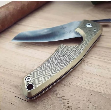 Cutit trabucuri Le Fines Lames Le Petit Brass Leaf