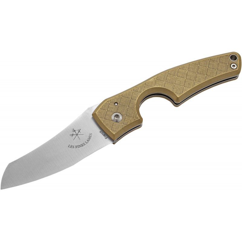 Cutit trabucuri Le Fines Lames Le Petit Brass Leaf