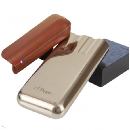 Etui trabucuri S.T. Dupont Cigar Brown 3 CT 183021ieftin