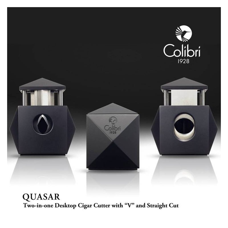 Ghilotina trabucuri Colibri Quasar 2 in 1 Table Top Black