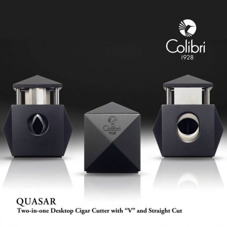 Ghilotina trabucuri Colibri Quasar 2 in 1 Table Top Black