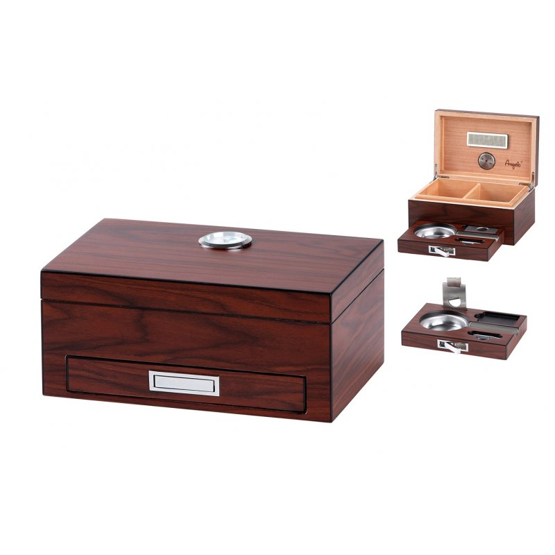 Set umidor si accesorii trabuc Benedict cumpar trabucuri