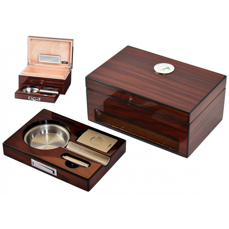 Set umidor si accesorii trabuc Benedict