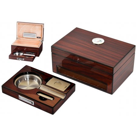 Set umidor si accesorii trabuc Benedict