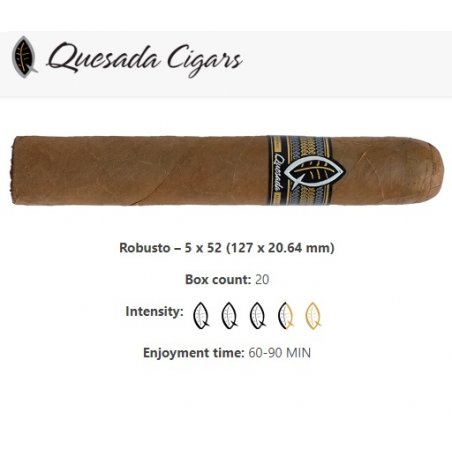 Trabucuri Quesada Espana Robusto 20 fumez tigari de foi