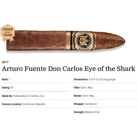 Trabucuri Arturo Fuente Don Carlos Eye of the Shark 20