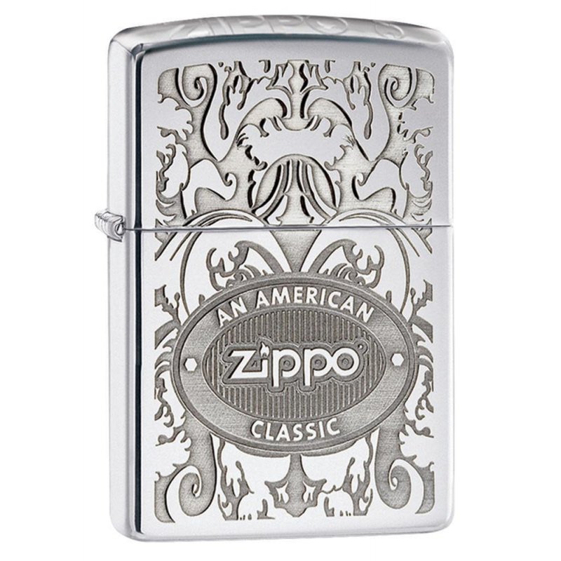 Bricheta Zippo 24751 Crown Stamp High Polish Chrome