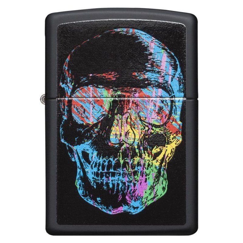 Bricheta Zippo 28042 Colorful Skull fumez tigari foi