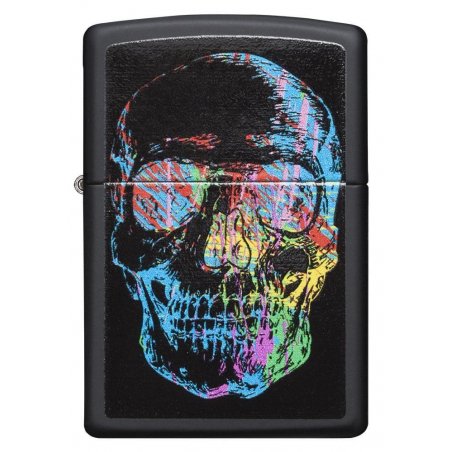 Bricheta Zippo 28042 Colorful Skull fumez tigari foi
